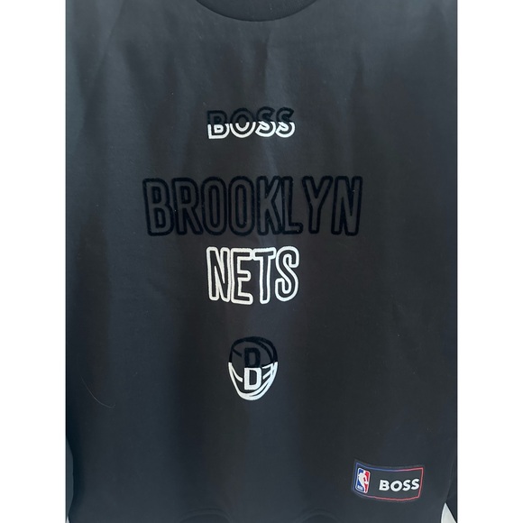 NWT HUGO BOSS NBA Brooklyn Nets Sweatshirt - Picture 4 of 11